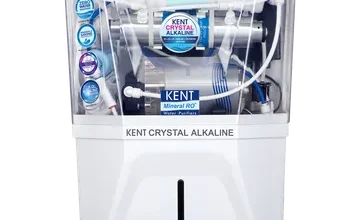 KENT Crystal 11L RO + UV + UF + Alkaline + UV-in-tank + TDS Water Purifier with Zero Water Wastage (White)