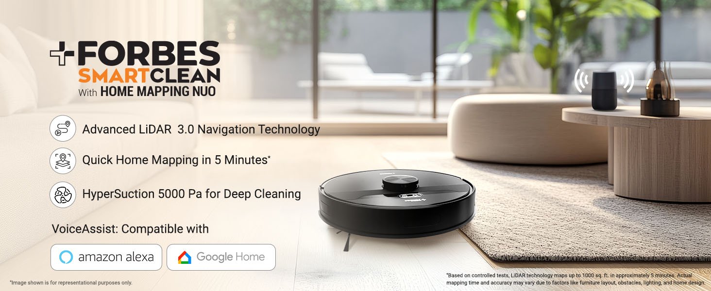 Forbes Smartclean With Home Mapping Pro Robotic Vacuum Cleaner