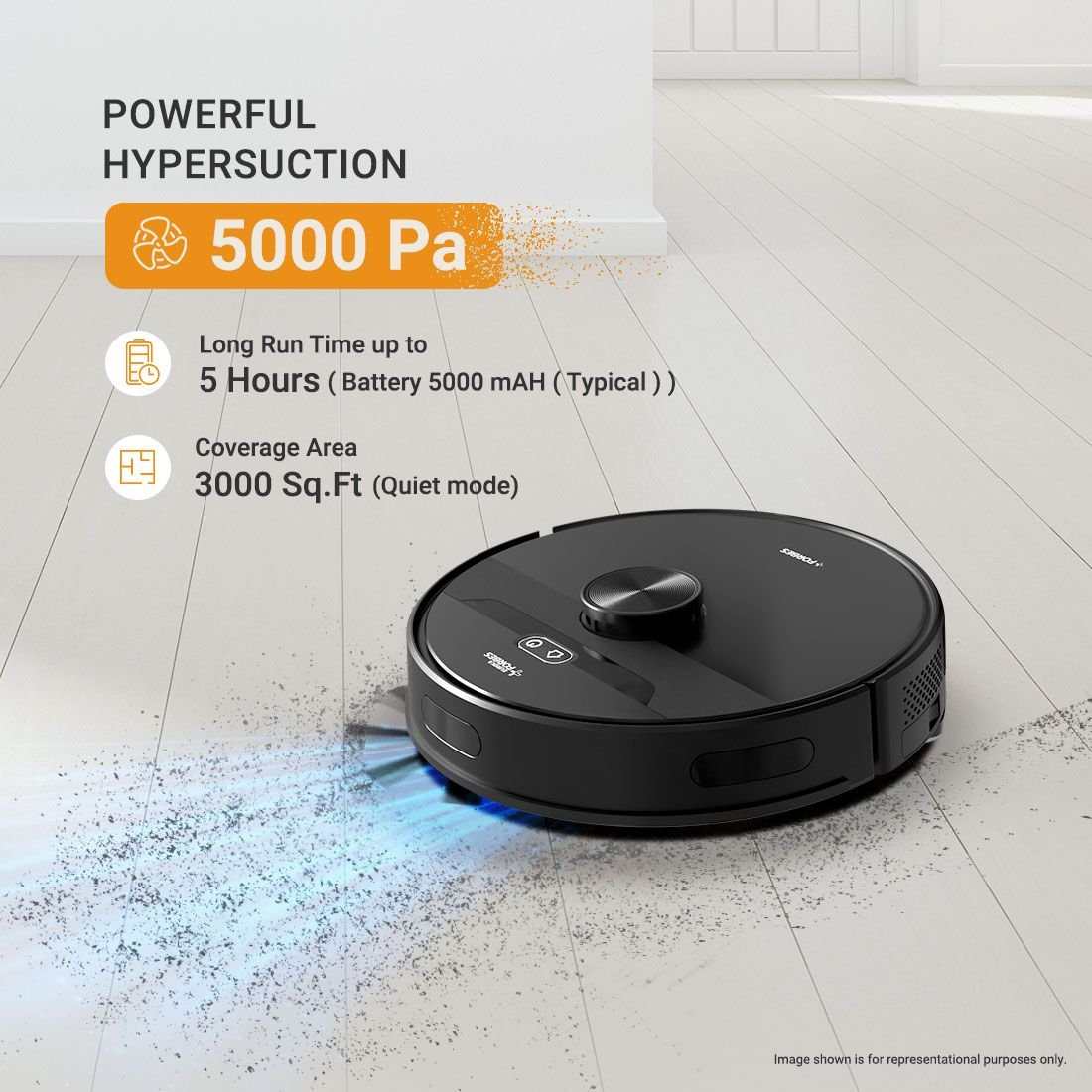 Forbes Smartclean With Auto Bin Robotic Vacuum Cleaner