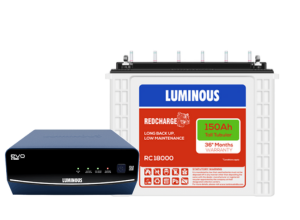 Luminous EVOS 1050 + RC18000 150ah COMBO